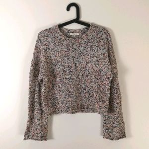 Madewell cropped knit sweater